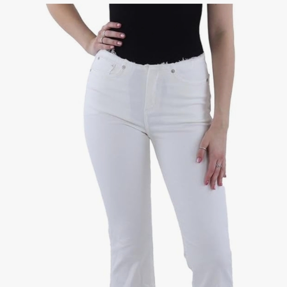 rag & bone White Flare Jeans - Picture 3 of 8